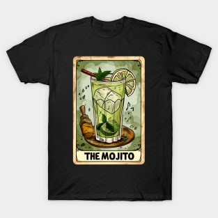 Tarot Card The Mojito Alcohol Cocktail T-Shirt